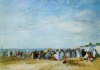 Boudin, Eugene - The Beach